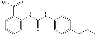 2-[(4-ethoxyphenyl)carbamoylamino]benzamide Structure