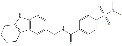 4-(dimethylsulfamoyl)-N-(6,7,8,9-tetrahydro-5H-carbazol-3-ylmethyl)benzamide