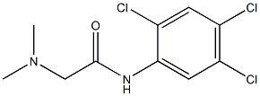 2-(dimethylamino)-N-(2,4,5-trichlorophenyl)acetamide,,结构式