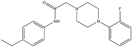 N-(4-ethylphenyl)-2-[4-(2-fluorophenyl)piperazin-1-yl]acetamide