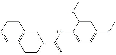 N-(2,4-dimethoxyphenyl)-3,4-dihydro-1H-isoquinoline-2-carboxamide Structure