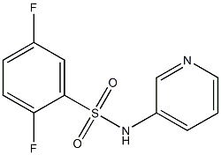 2,5-difluoro-N-pyridin-3-ylbenzenesulfonamide Struktur