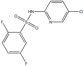 N-(5-chloropyridin-2-yl)-2,5-difluorobenzenesulfonamide Structure