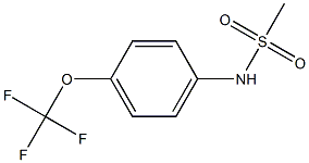 N-[4-(trifluoromethoxy)phenyl]methanesulfonamide Structure