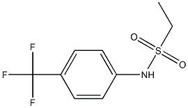 N-[4-(trifluoromethyl)phenyl]ethanesulfonamide,,结构式