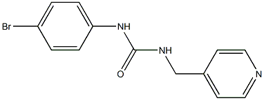 1-(4-bromophenyl)-3-(pyridin-4-ylmethyl)urea Structure