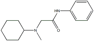 2-[cyclohexyl(methyl)amino]-N-phenylacetamide|