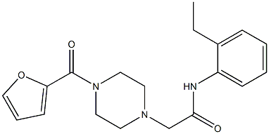  N-(2-ethylphenyl)-2-[4-(furan-2-carbonyl)piperazin-1-yl]acetamide