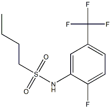 N-[2-fluoro-5-(trifluoromethyl)phenyl]butane-1-sulfonamide