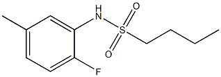 N-(2-fluoro-5-methylphenyl)butane-1-sulfonamide