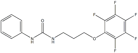 1-[3-(2,3,4,5,6-pentafluorophenoxy)propyl]-3-phenylurea