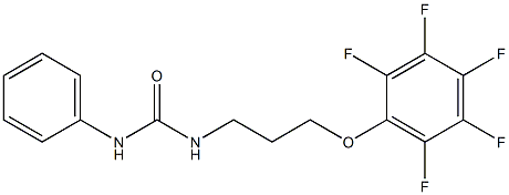 1-[3-(2,3,4,5,6-pentafluorophenoxy)propyl]-3-phenylurea|