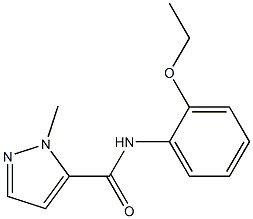 N-(2-ethoxyphenyl)-2-methylpyrazole-3-carboxamide 化学構造式