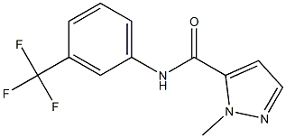 2-methyl-N-[3-(trifluoromethyl)phenyl]pyrazole-3-carboxamide Structure