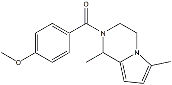 (1,6-dimethyl-3,4-dihydro-1H-pyrrolo[1,2-a]pyrazin-2-yl)-(4-methoxyphenyl)methanone