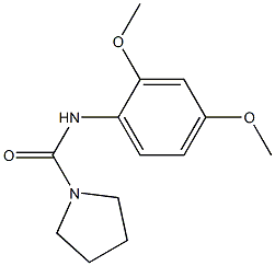 N-(2,4-dimethoxyphenyl)pyrrolidine-1-carboxamide Struktur