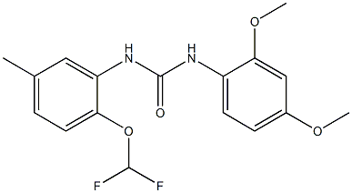  1-[2-(difluoromethoxy)-5-methylphenyl]-3-(2,4-dimethoxyphenyl)urea