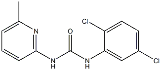 1-(2,5-dichlorophenyl)-3-(6-methylpyridin-2-yl)urea Structure