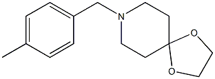8-[(4-methylphenyl)methyl]-1,4-dioxa-8-azaspiro[4.5]decane Struktur