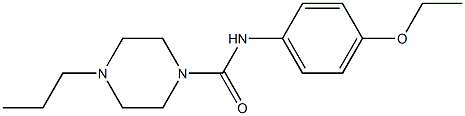 N-(4-ethoxyphenyl)-4-propylpiperazine-1-carboxamide Structure