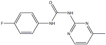 1-(4-fluorophenyl)-3-(4-methylpyrimidin-2-yl)urea Structure