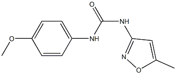 1-(4-methoxyphenyl)-3-(5-methyl-1,2-oxazol-3-yl)urea Structure