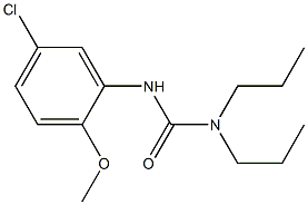 3-(5-chloro-2-methoxyphenyl)-1,1-dipropylurea Structure