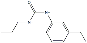 1-(3-ethylphenyl)-3-propylurea Structure