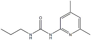 1-(4,6-dimethylpyridin-2-yl)-3-propylurea Structure