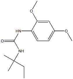 1-(2,4-dimethoxyphenyl)-3-(2-methylbutan-2-yl)urea Structure