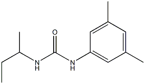 1-butan-2-yl-3-(3,5-dimethylphenyl)urea Structure