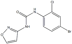 1-(4-bromo-2-chlorophenyl)-3-(1,2-oxazol-3-yl)urea Structure