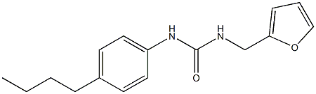 1-(4-butylphenyl)-3-(furan-2-ylmethyl)urea Structure