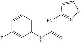 1-(3-fluorophenyl)-3-(1,2-oxazol-3-yl)urea Struktur