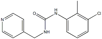 1-(3-chloro-2-methylphenyl)-3-(pyridin-4-ylmethyl)urea Structure