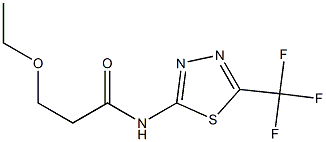 3-ethoxy-N-[5-(trifluoromethyl)-1,3,4-thiadiazol-2-yl]propanamide