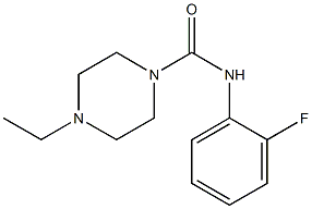 4-ethyl-N-(2-fluorophenyl)piperazine-1-carboxamide|