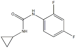 1-cyclopropyl-3-(2,4-difluorophenyl)urea Structure