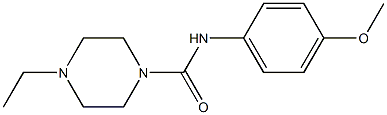 4-ethyl-N-(4-methoxyphenyl)piperazine-1-carboxamide Structure