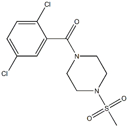 (2,5-dichlorophenyl)-(4-methylsulfonylpiperazin-1-yl)methanone