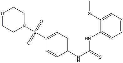 1-(2-methylsulfanylphenyl)-3-(4-morpholin-4-ylsulfonylphenyl)thiourea|