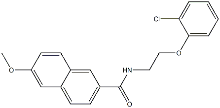 N-[2-(2-chlorophenoxy)ethyl]-6-methoxynaphthalene-2-carboxamide