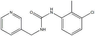 1-(3-chloro-2-methylphenyl)-3-(pyridin-3-ylmethyl)urea Structure