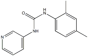 1-(2,4-dimethylphenyl)-3-pyridin-3-ylurea Struktur