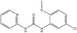 1-(5-chloro-2-methoxyphenyl)-3-pyridin-2-ylurea Structure