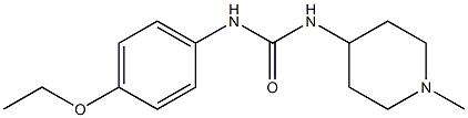 1-(4-ethoxyphenyl)-3-(1-methylpiperidin-4-yl)urea Structure