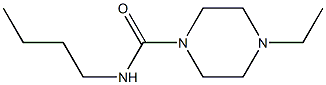 N-butyl-4-ethylpiperazine-1-carboxamide Structure