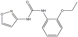 1-(2-ethoxyphenyl)-3-(1,2-oxazol-3-yl)urea,,结构式