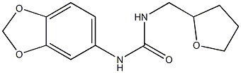 1-(1,3-benzodioxol-5-yl)-3-(oxolan-2-ylmethyl)urea Structure