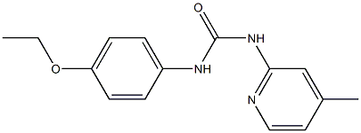 1-(4-ethoxyphenyl)-3-(4-methylpyridin-2-yl)urea 结构式